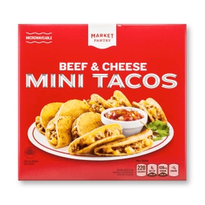 Frozen Beef & Cheese Mini Tacos
