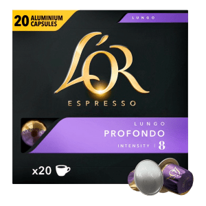 L'OR Espresso Lungo Intensity 8 Coffee Capsules