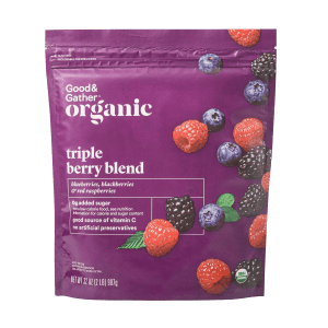 Organic Frozen Triple Berry Blend
