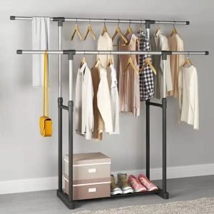 Floor Bedroom Clothes Rack/ Hanger