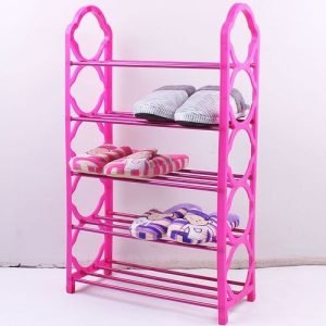 Quality plastic shoe rack with design